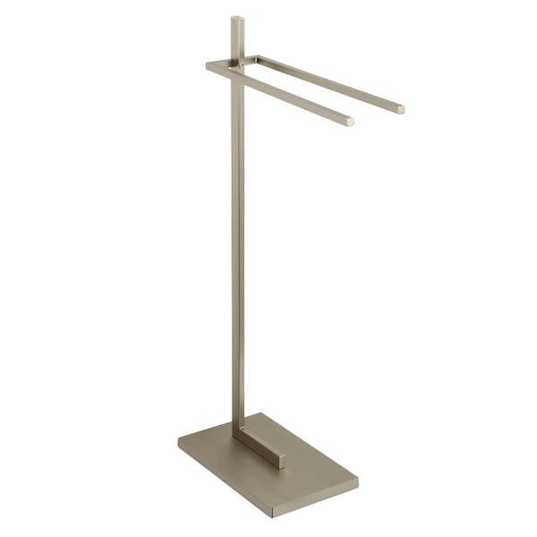 SCC8608 Edenscape Pedestal Dual Towel Rack, Brushed Nickel